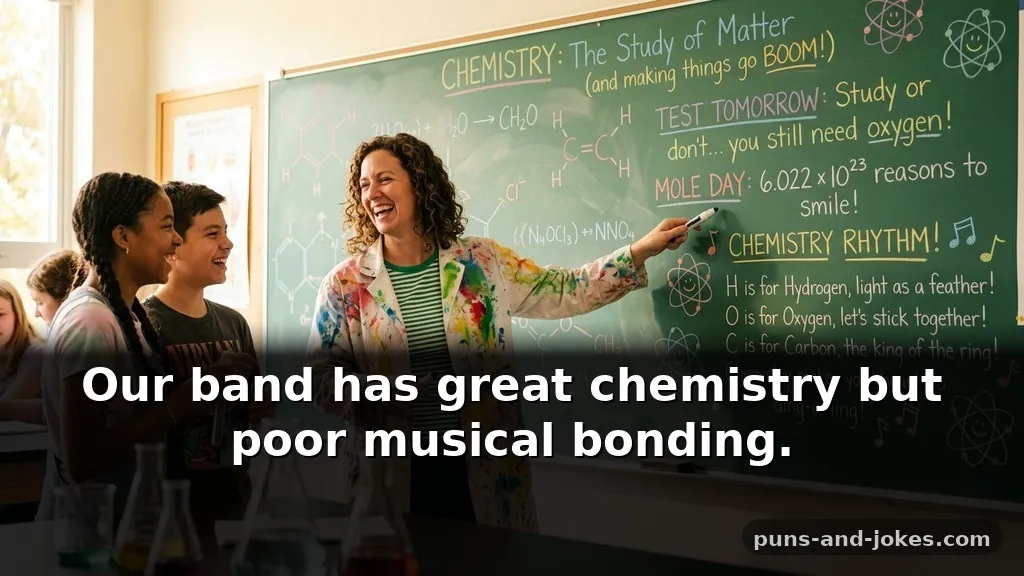 Funny Chemistry Puns About Music and Rhythm