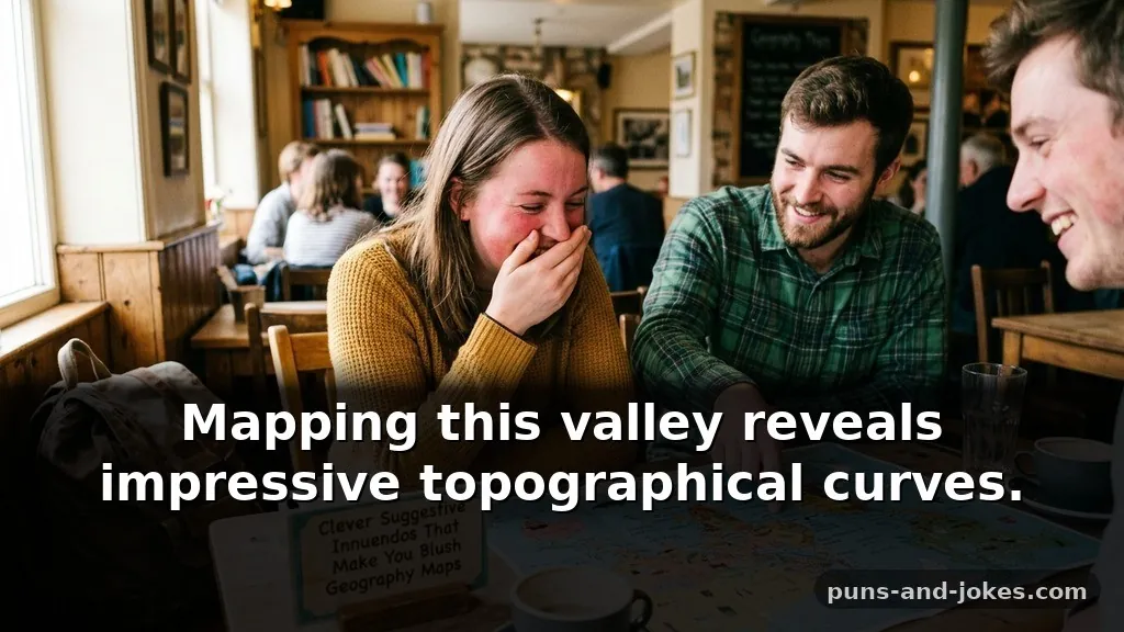 Clever Suggestive Puns & Innuendos That Make You Blush About Geography and Maps