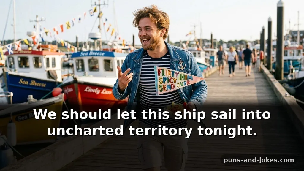 Fresh Flirty and Spicy Puns for Him to Send Over Text Using Nautical Themes