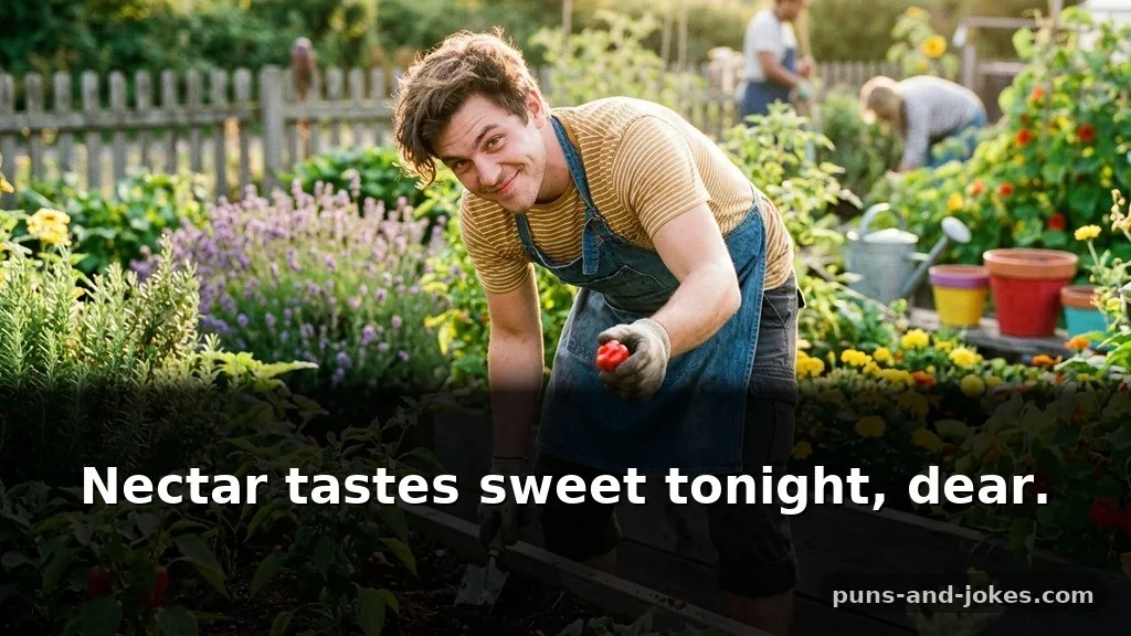 Short Flirty and Spicy Puns for Him to Send Over Text Inspired by Gardening
