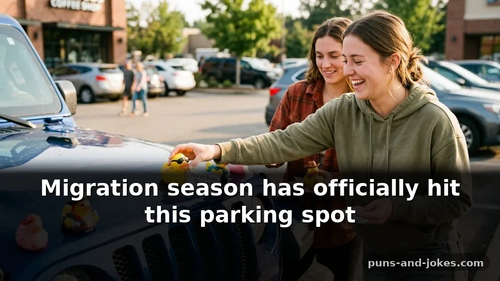 Playful Jeep Ducking Puns & Tags for Friendly Duckers Focusing on Movement