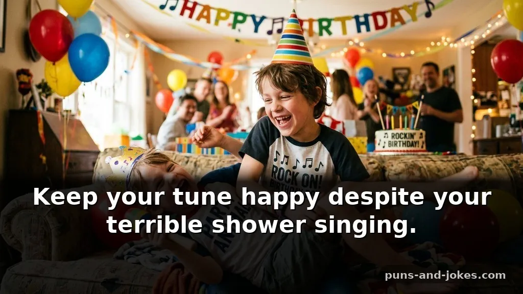 Silly birthday puns for brothers inspired by music and rhythm