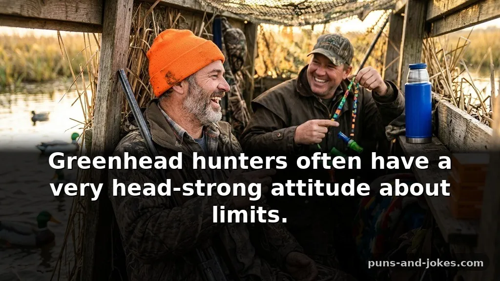Clever Gritty Duck Hunting Puns & Blind Jokes for Hunters About Duck Species