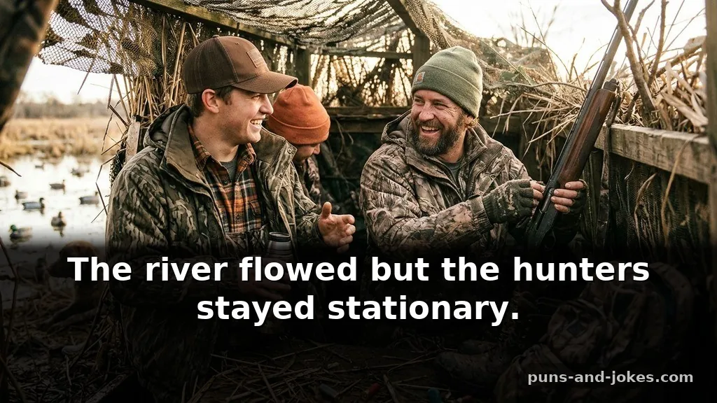 Clever Gritty Duck Hunting Puns & Blind Jokes for Hunters About Locations