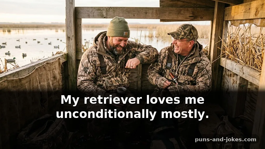 Short Gritty Duck Hunting Puns & Blind Jokes for Hunters About Relationships