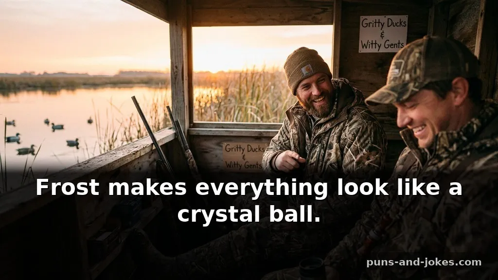 Witty Instagram Captions for Gritty Duck Hunting Puns & Blind Jokes for Hunters at Sunrise