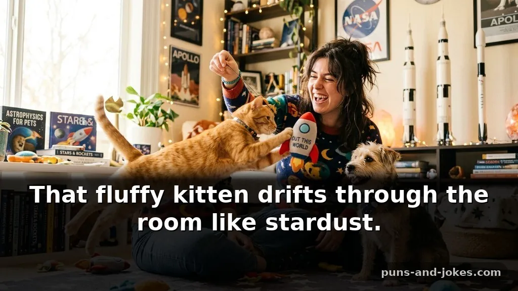 Cute Space Puns About Pets for Animal Lovers
