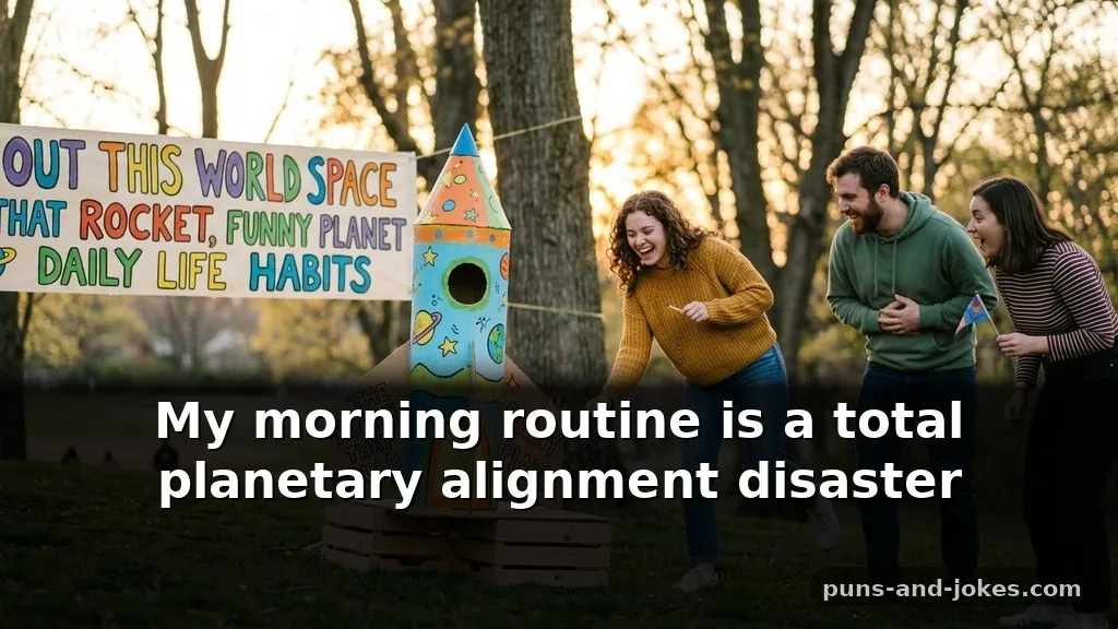 Funny Planet Puns About Daily Life Habits