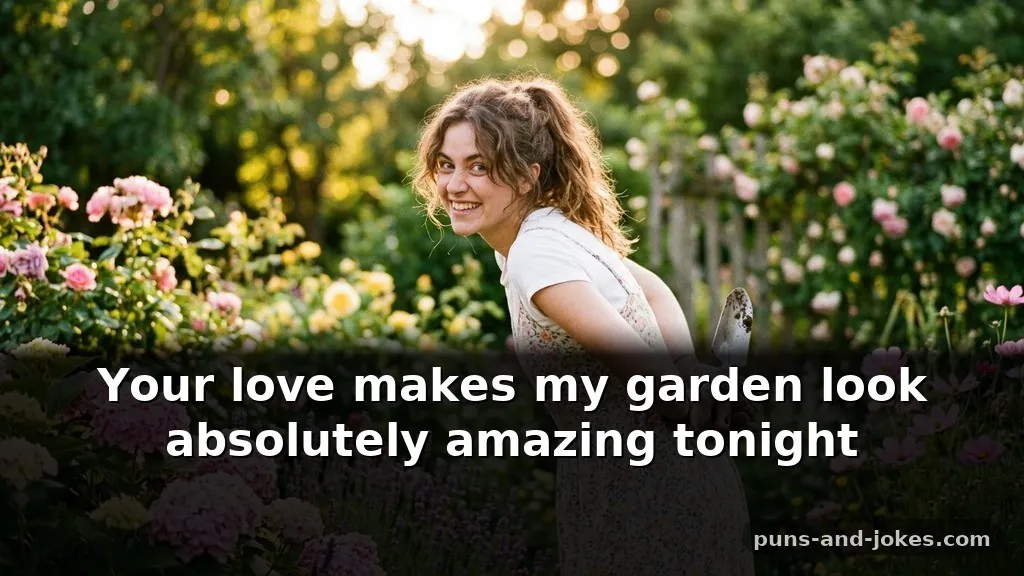 Cute Garden Centered Playful & Naughty Puns That Will Tease Your Boyfriend