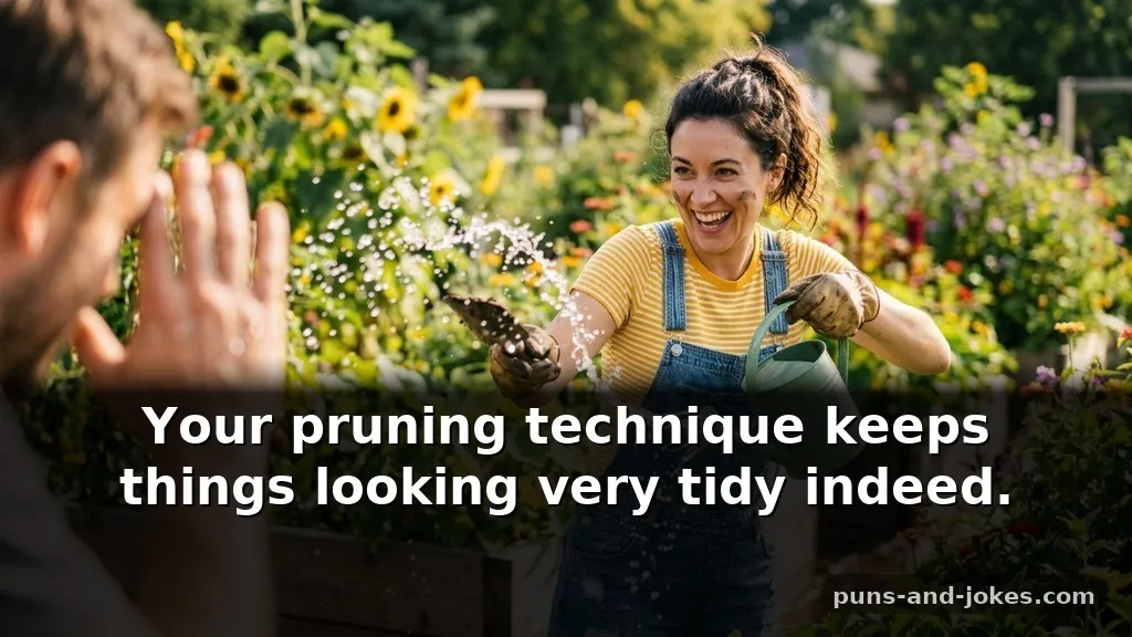 Gardening Themed Playful & Naughty Puns That Will Tease Your Boyfriend