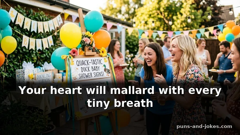 Clever Breed Specific Duck Puns for Baby Shower Cards