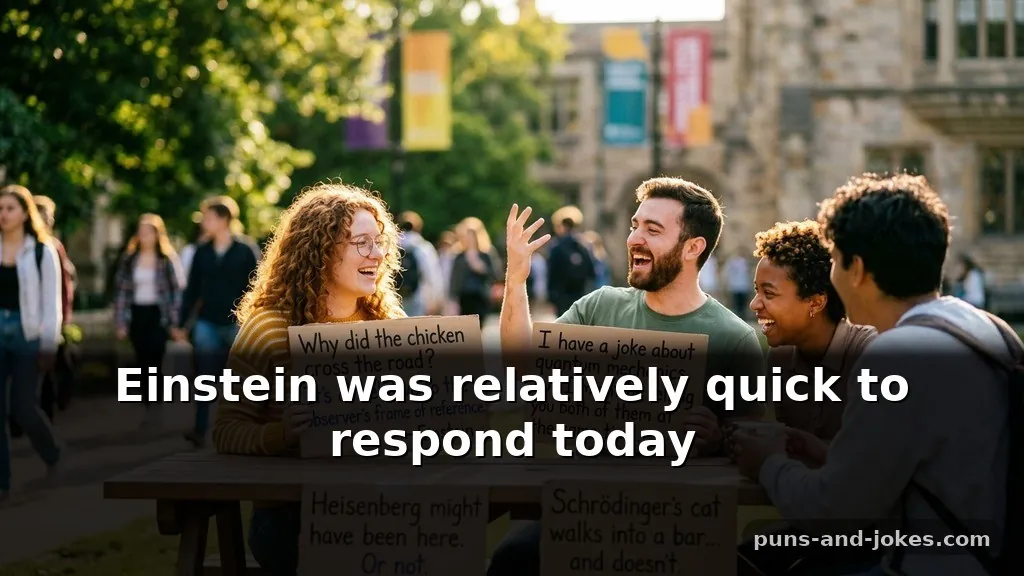 Clever Relative Physics Puns & Quantum Mechanics One-Liners About Famous Physicists