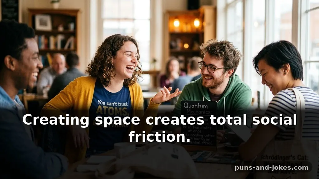 Witty Relative Physics Puns & Quantum Mechanics One-Liners About Social Lives