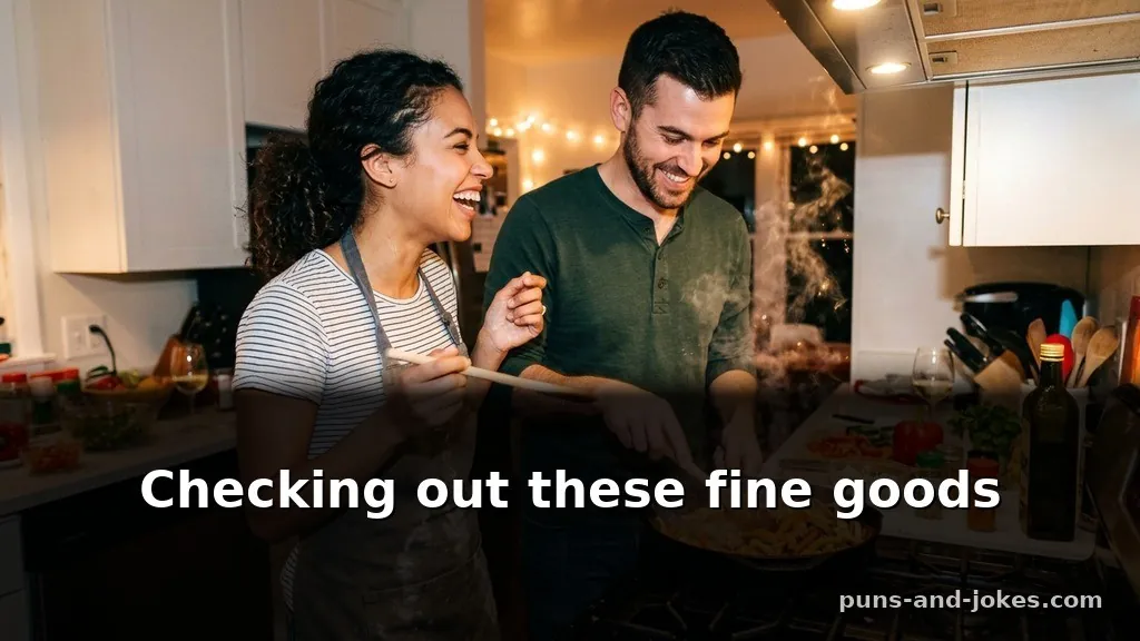 Short Sizzling Dirty Food Puns for Date Night Cooking Instagram Captions