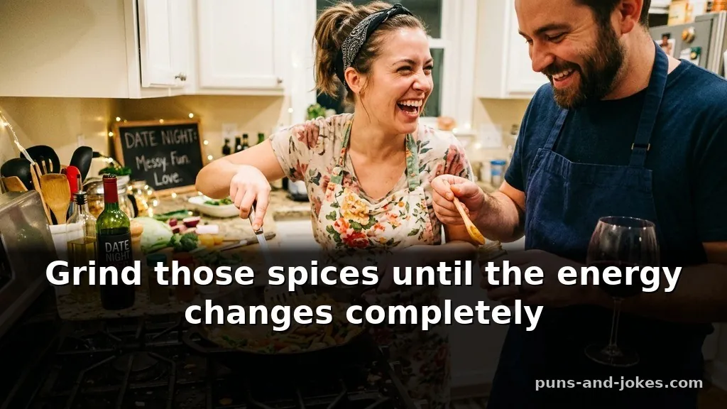 Sizzling Dirty Food Puns for Date Night CookingA Using Kitchen Utensil Metaphors