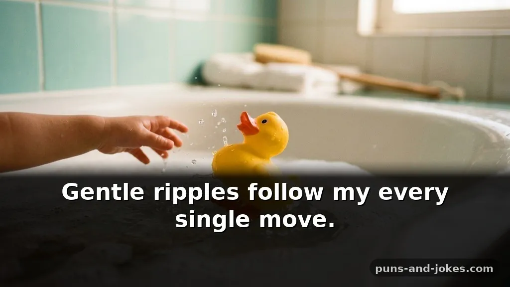 Cute Squeaky Yellow Rubber Duck Puns for Bath Time Captions About Water Activities