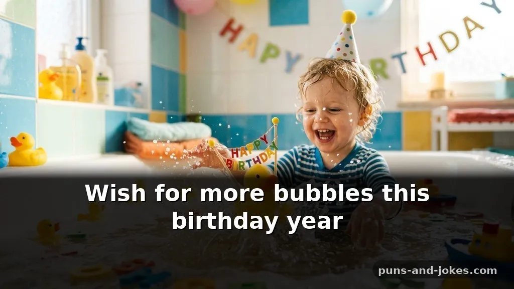 Funny Squeaky Yellow Rubber Duck Puns for Bath Time Captions for Birthday Cards
