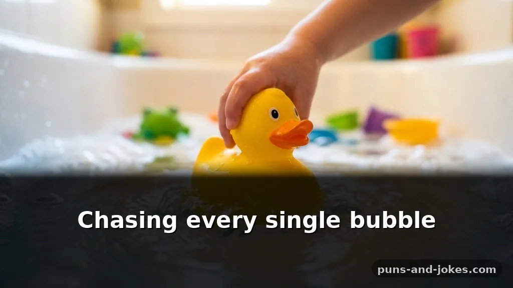 Short Squeaky Yellow Rubber Duck Puns for Bath Time Captions on Instagram
