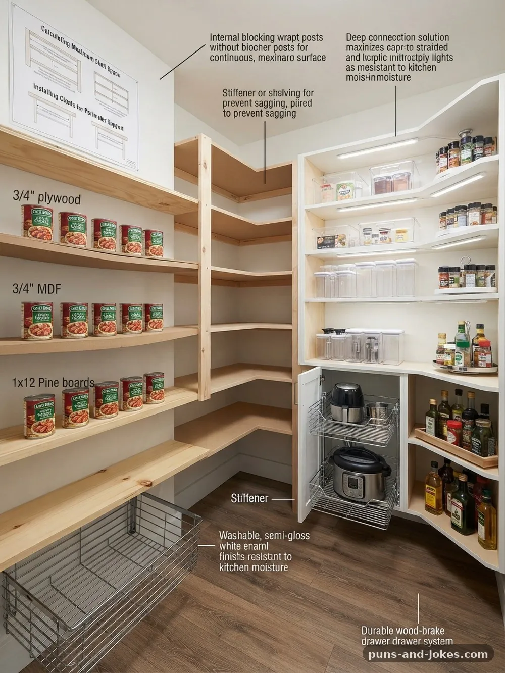 Integrating Lighting and Electrical - Can You Turn a Reach-In Coat Closet Into a Food Pantry? (Cost & Steps)